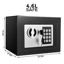 High Security Electronic Secure Digital Steel Safe Home Office Money Safety Box