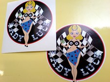 LADY LUCK Retro Car Bumper Hot
