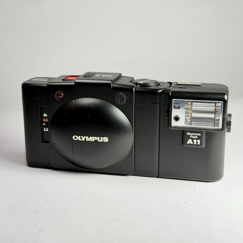 Film camera olympus xa2 black - camera,