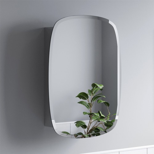 Bathroom single door mirror - single,