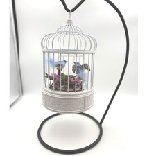 Decorative bird cage stand - on,