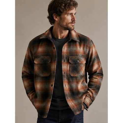 Pendleton plaid quilted - quilted, cpo