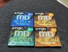 TDK MD80 x 4 MiniDiscs
