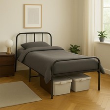 Bed Frame Metal Rounded