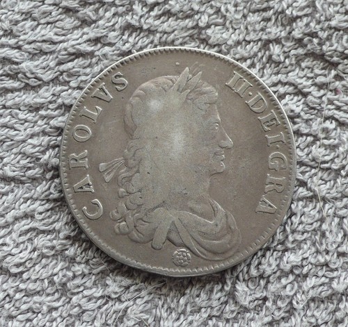 1662 king charles crown - charles, ii