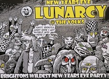 Lunarcy rave flyer rare