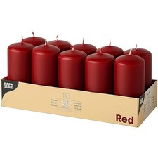 Blue Papstar Pillar Candles