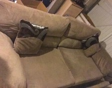 Brown sofa 4 seater used