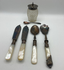 Silver Plate & Mother Of Pearl