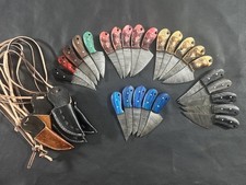 25 Miniature Damascus Steel