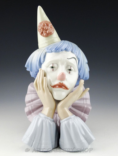Lladro figurine sad clown - lladro,