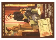 Postcard:;WAR POSTER POSTCARD, NATIONAL SAVINGS CERTIFICATES [ROBERT OPIE]