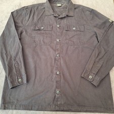 Barbour International Overshirt 3XL XXXL Chest 52" Black Men's Long Sleeves Butt