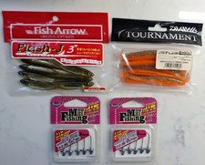 Fish Arrow and Daiwa Tournament  lures with Delalande jig heads