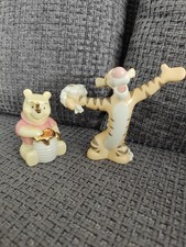 Lenox Disney Winnie The Pooh And Tigger Salt & Pepper Shakers Gold Colour Accent