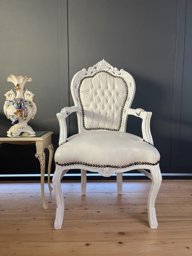 Retro baroque armchair faux - armchair,
