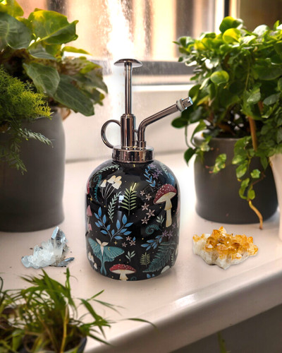 Dark forest ceramic plant - dark,