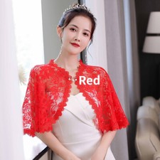 Women Lace Shrug Bolero Cape