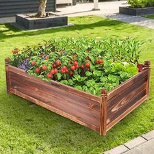 Wooden garden raised - garden,