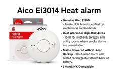 Aico Ei3014 Heat Alarm | Mains