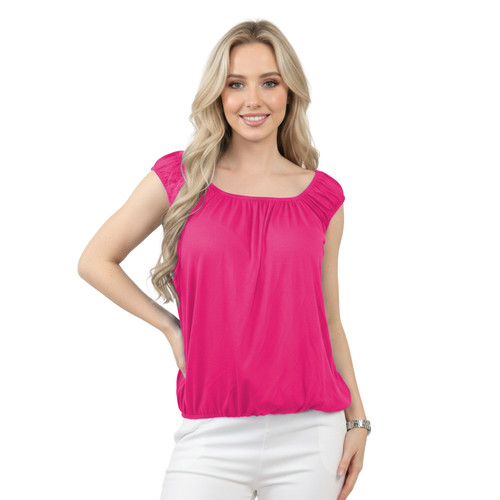 Ladies sleeveless balloon top - ladies,