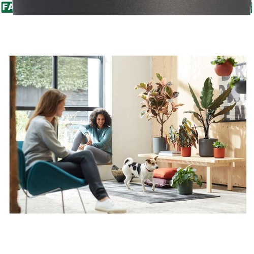 Elegant modern 14cm - 14cm, anthracite