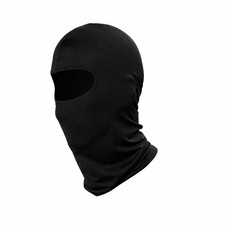 Black balaclava face mask men - black,