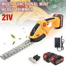 2x Batteries Cordless Hedge