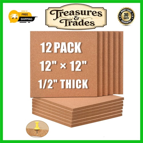 Self adhesive square - self, cork