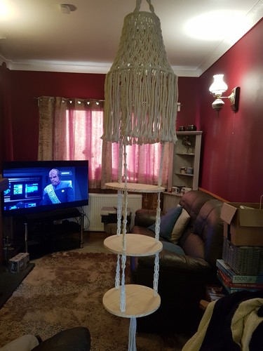 Tier macrame hanging plant - 3,