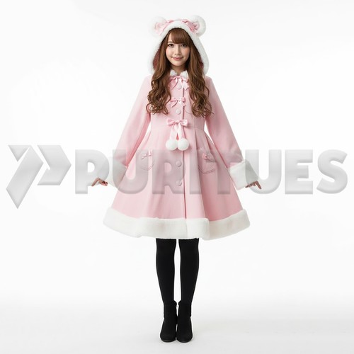 Women cute pink - women, coat
