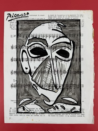 Pablo picasso drawing paper - pablo,