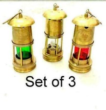 Set of 3 PCs 6" Brass Nautical