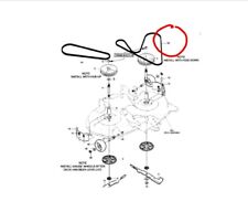 MURRAY Sentinel deck BLADES drive BELT 1001223MA 125/40 Murray 40" rear collect 