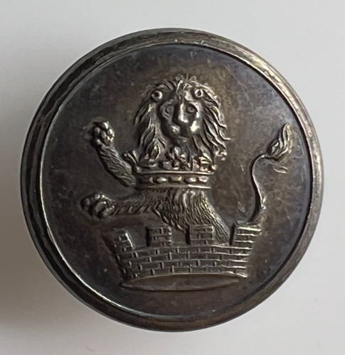 Antique livery button lion - antique,