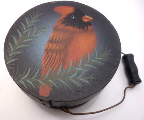 Red cardinal wooden black - cardinal,