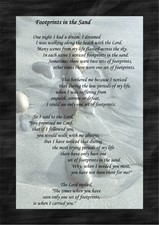 'Footprints in the sand'