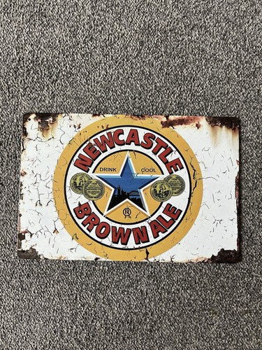 Newcastle brown ale metal bar - newcastle,