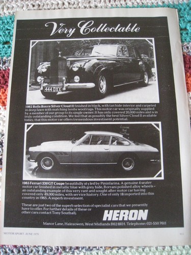 Very collectable 1962 - 1962, rolls