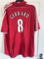 Liverpool FC Home Shirt Jersey #8 Gerrard 2006 / 2008 Uk Size 2XL