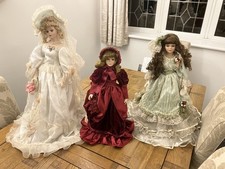 3 x Porcelain Antique Old