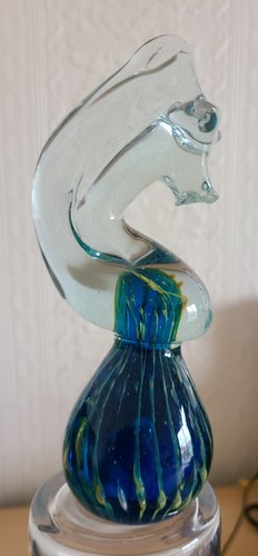 Vintage mdina glass seahorse - vintage,