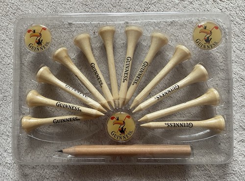 Guinness golf tees - tees,, markers