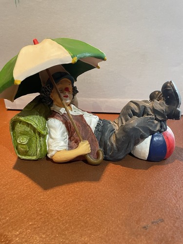 Vintage clown ornament with - ornament,