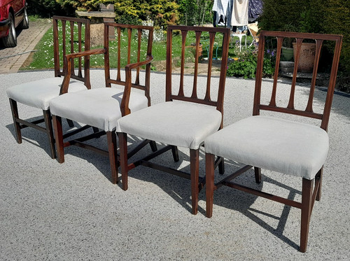 Set vintage oak mid - of,