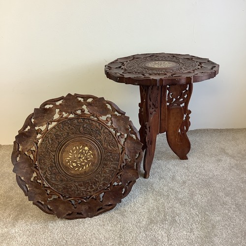 Hand carved wooden leg round - wooden,