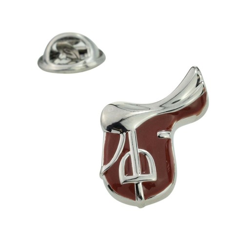 Horse riding saddle lapel pin - lapel,