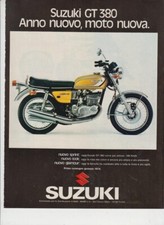 ADVERTISING MOTORCYCLE SUZUKI GT 380 1973-JAPANESE MAXIMOTO EPOCH