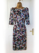 ERDEM Multicoloured Floral Kristen Dress, Size 10/12 - VGC