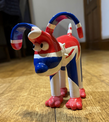 Union jack gromit - figurine,